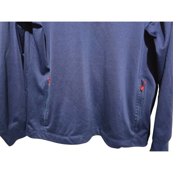 Vineyard Vines Classic 1/4 zip Blue Whale Logo Pullover Top Mens Small - Picture 4 of 5